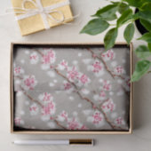 Stunning Pink and Silvery Cherry Blossom Tissuepapier (Geschenk)