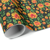 💛 🧡 ❤️ Stunning pools Folk Wycinanki Cadeaupapier (Rol Hoek)