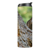 Stunning Portrait of Pileated Woodpecker on Tree Thermosbeker (Gedraaid links)