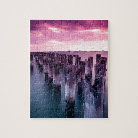 Stunning Princes Pier Port Melbourne in Dusk Legpuzzel (Verticaal)