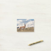 Stunning Pronghorn Post-it® Notes (Op bureau)
