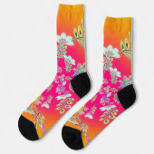 Stunning Rainbow Flower Bloesems Dames Sokken (Links)