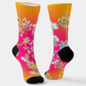Stunning Rainbow Flower Bloesems Dames Sokken (Gebogen)