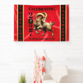 Stunning Red Gold Chinese Year of Fire Goat 2027 Spandoek (Insitu)