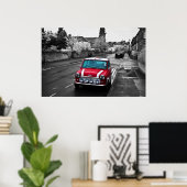 Stunning Red Mini Poster (Thuiskantoor)
