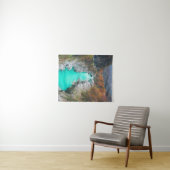 Stunning River Soča Napolen bridge, Slovenië Wandkleed (In Situ (horizontaal))