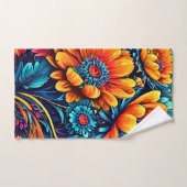 Stunning Roos Bloemkleur Bad Handdoek (Handdoek)