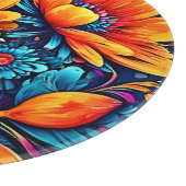 Stunning Roos Bloemkleur Snijplank (Hoek)