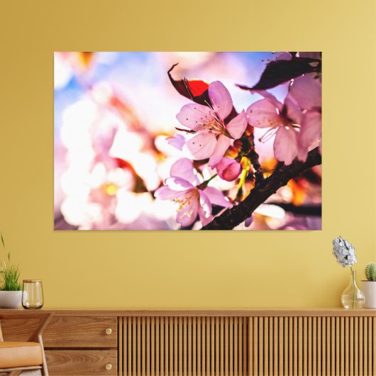 Stunning Sakura Blossom Canvas Afdruk (Insitu (Woonkamer))