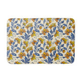 Stunning Seamless Pattern of Flowers and Leaves Badmat (Voorkant)