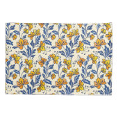 Stunning Seamless Pattern of Flowers and Leaves Kussensloop (Achterkant-Links)