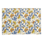 Stunning Seamless Pattern of Flowers and Leaves Kussensloop (Voorkant-Rechts)
