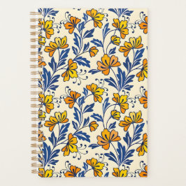 Stunning Seamless Pattern of Flowers and Leaves Planner