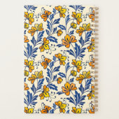 Stunning Seamless Pattern of Flowers and Leaves Planner (Achterkant)