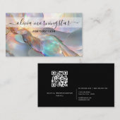 Stunning Signature Opal 2 QR Code Visitekaartje (Voorkant / Achterkant)