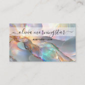 Stunning Signature Opal 2 QR Code Visitekaartje (Voorkant)