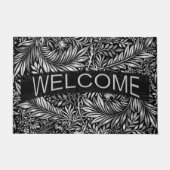 Stunning Silver Fern Deurmat (Voorkant)