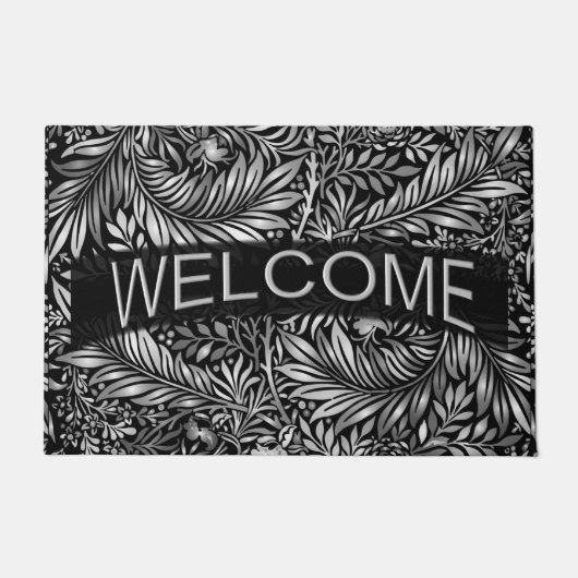 Stunning Silver Fern Deurmat (Voorkant)