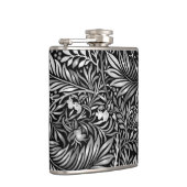 Stunning Silver Fern Glass Heupfles (Rechts)