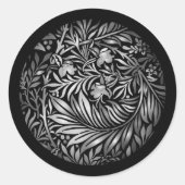 Stunning Silver Fern Ronde Sticker (Voorkant)