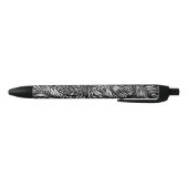 Stunning Silver Fern Zwarte Inkt Pen (Bodem)