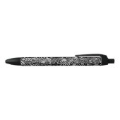 Stunning Silver Fern Zwarte Inkt Pen (Bovenkant)