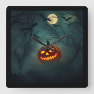 Stunning Sinister – Ultimate Haunted Design Vierkante Klok