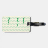 Stunning Spirulina Bagagelabel (Achterkant horizontaal)