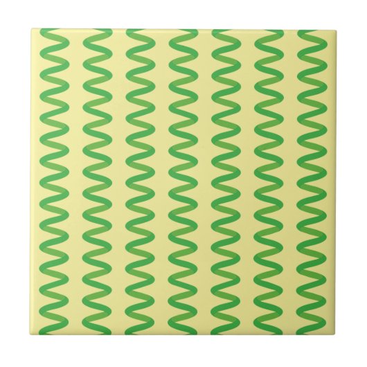 Stunning Spirulina Ceramic Tile Tegeltje (Voorkant)