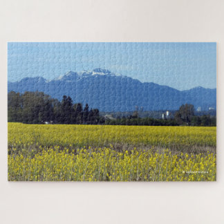 Stunning Spring Fields of Goudgele Raapzaad voor V Legpuzzel