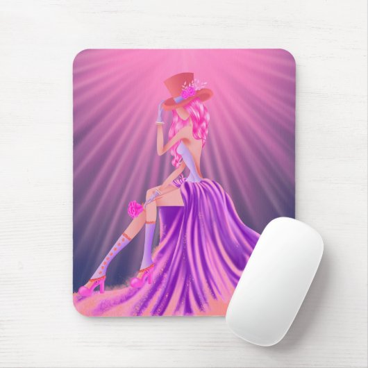 Stunning Steampunk Glamour Prom Queen Muismat (Met muis)