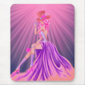 Stunning Steampunk Glamour Prom Queen Muismat (Voorkant)