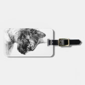 Stunning Stella de Grey Cat Sketch Bagagelabel (Voorkant horizontaal)