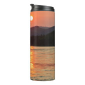 Stunning Sunrise Over Katun River Foto Thermosbeker (Geroteerd rechts)