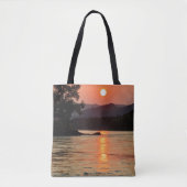 Stunning Sunrise Over Katun River Foto Tote Bag (Voorkant)
