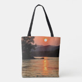 Stunning Sunrise Over Katun River Foto Tote Bag (Achterkant)