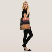 Stunning Sunrise Over Katun River Foto Tote Bag (Op model)