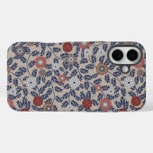 Stunning Teal and Magenta Foliage Pattern  Case-Mate iPhone Case (Achterkant (horizontaal))