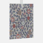 Stunning Teal and Magenta Foliage Pattern  Glas Ornament (Voorkant Rechts)