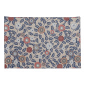 Stunning Teal and Magenta Foliage Pattern  Kussensloop (Achterkant-Rechts)