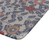 Stunning Teal and Magenta Foliage Pattern  Snijplank (Hoek)