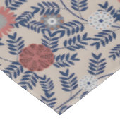 Stunning Teal and Magenta Foliage Pattern  Tafelkleed (Gekanteld)