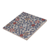 Stunning Teal and Magenta Foliage Pattern  Tegeltje (Zijkant)