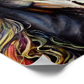 Stunning Ulta Realistic Gypsy Horse Triptych Poster (Hoek)