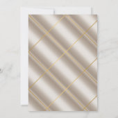 STUNNING VOOR METALLIGE WEDDING 2 INVITATIE KAART (Achterkant)