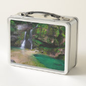 Stunning waterfall Virje, Slovenië Poster (Achterkant)