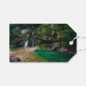 Stunning waterfall Virje, Slovenië Poster Cadeaulabel (Voorkant (Horizontaal))