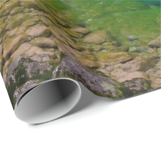 Stunning waterfall Virje, Slovenië Poster Cadeaupapier (Rol Hoek)