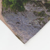 Stunning waterfall Virje, Slovenië Poster Fleece Deken (Hoek)