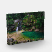 Stunning waterfall Virje, Slovenië Poster Fotoblokken (Links)